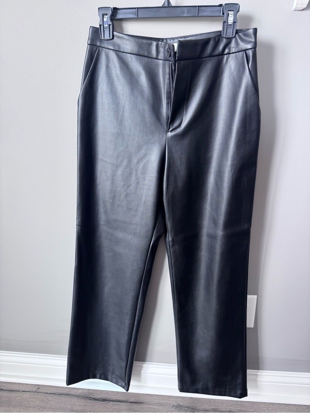 Elodie Women’s Black Faux Leather Pants